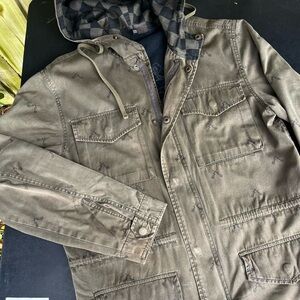 VANS Tony Trujillo Military Green Hooded Utility Jacket - Casual Field Coat